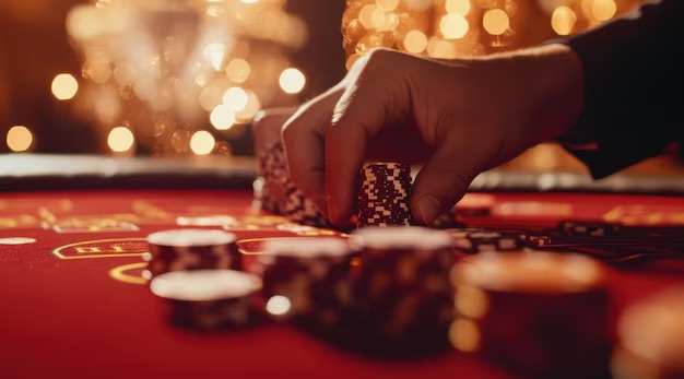 Multi-camera live roulette studio view